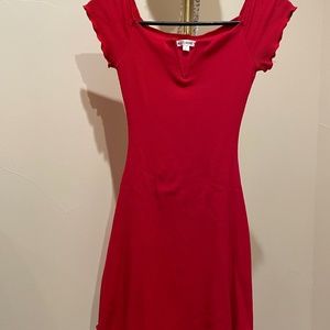 Wold Honet Red Mini Dress